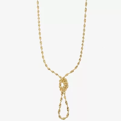 Monet Jewelry Twisted Womens 28 Inch Y Necklace