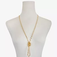 Monet Jewelry Twisted Womens 28 Inch Y Necklace