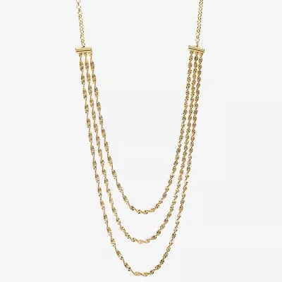 Monet Jewelry Twisted Womens 18 Inch Fashion Chain Necklace