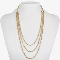 Monet Jewelry Twisted Womens 18 Inch Fashion Chain Necklace
