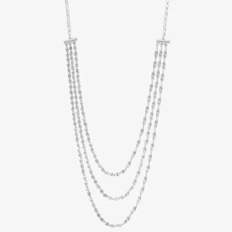 Monet Jewelry Twisted Womens 18 Inch Fashion Chain Necklace