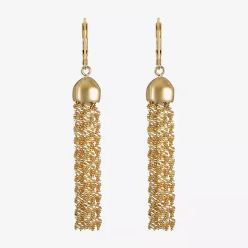 Monet Jewelry Tassel Womens Drop Earrings