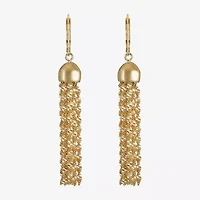 Monet Jewelry Tassel Womens Drop Earrings