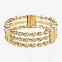Monet Jewelry Twisted Womens Stretch Bracelet