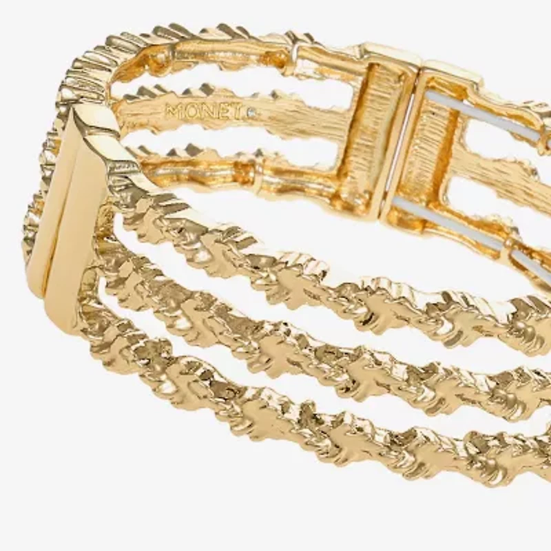 Monet Jewelry Twisted Womens Stretch Bracelet