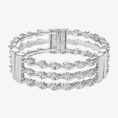Monet Jewelry Twisted Womens Stretch Bracelet