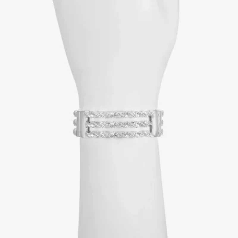 Monet Jewelry Twisted Womens Stretch Bracelet