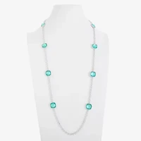 Monet Jewelry Womens Glass 36 Inch Strand Necklace