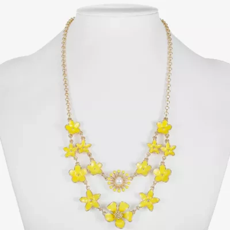 Liz Claiborne Womens 17 Inch Collar Necklace