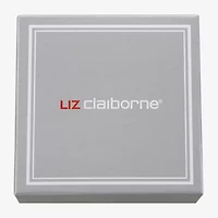 Liz Claiborne Womens Turquoise Square Cushion Hypoallergenic 2-pc. Jewelry Set
