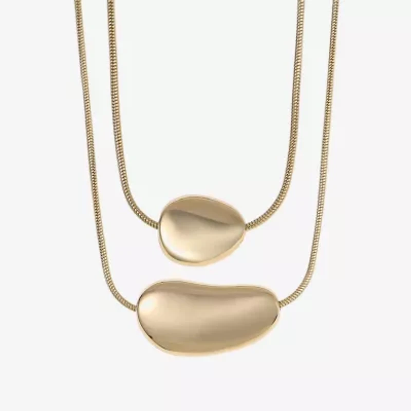 Liz Claiborne Womens 17 Inch Pendant Necklace