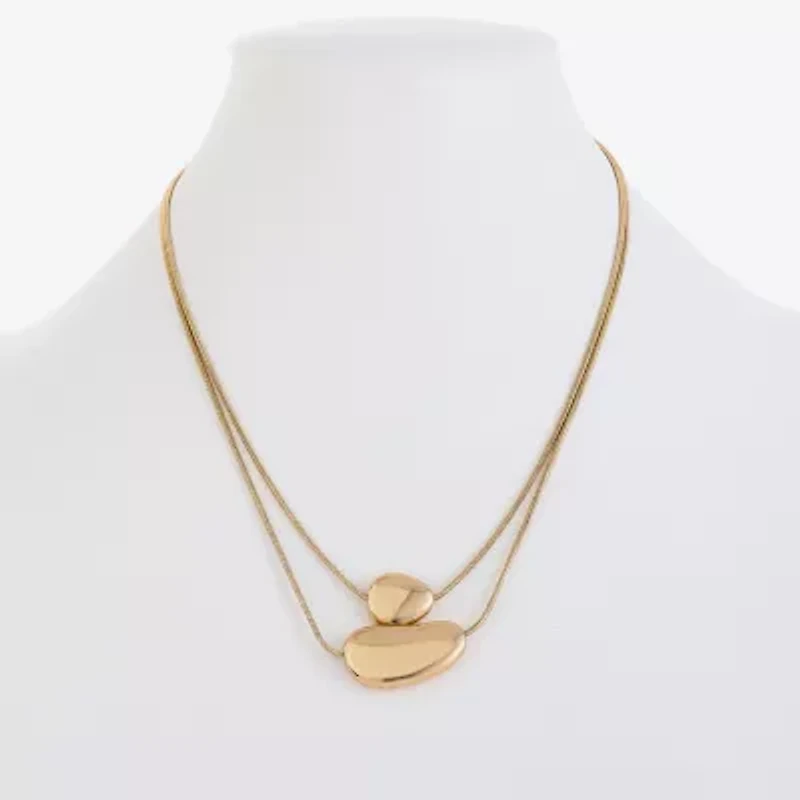 Liz Claiborne Womens 17 Inch Pendant Necklace