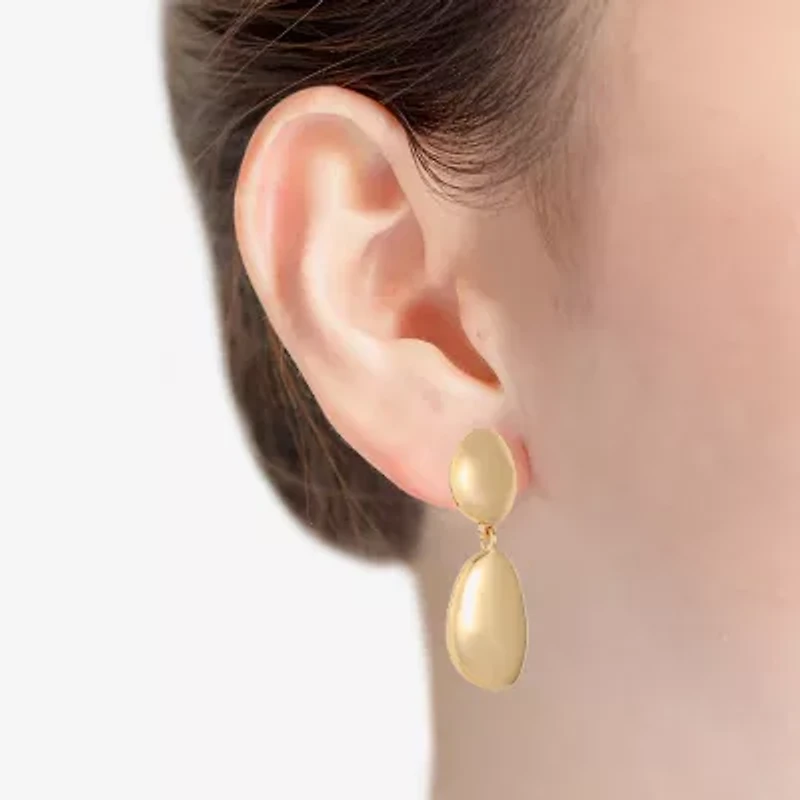 Liz Claiborne Womens Hypoallergenic Drop Earrings