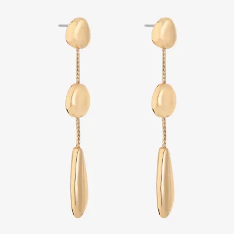 Liz Claiborne Womens Hypoallergenic Drop Earrings