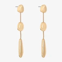 Liz Claiborne Womens Hypoallergenic Drop Earrings