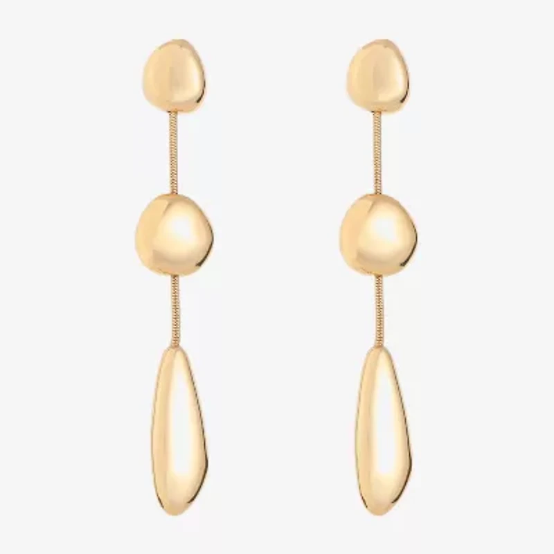 Liz Claiborne Womens Hypoallergenic Drop Earrings