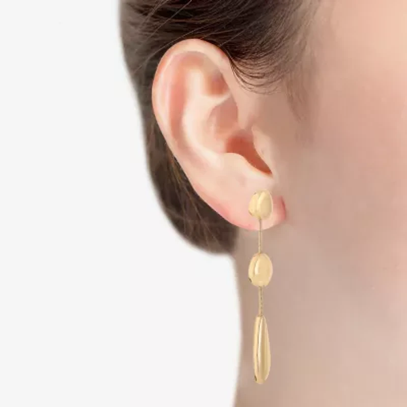Liz Claiborne Womens Hypoallergenic Drop Earrings