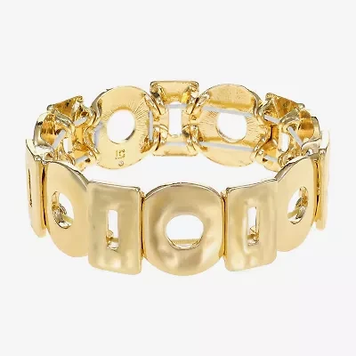 Liz Claiborne Hammered Womens Stretch Bracelet