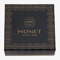Monet Jewelry Gold Tone Initial Womens Glass Heart 2-pc. Set