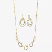 Liz Claiborne Womens Glass 2-pc. Jewelry Set