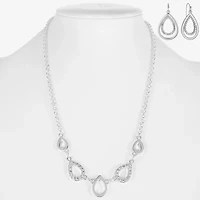 Liz Claiborne Womens Glass 2-pc. Jewelry Set