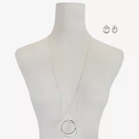 Liz Claiborne Womens Glass 2-pc. Jewelry Set