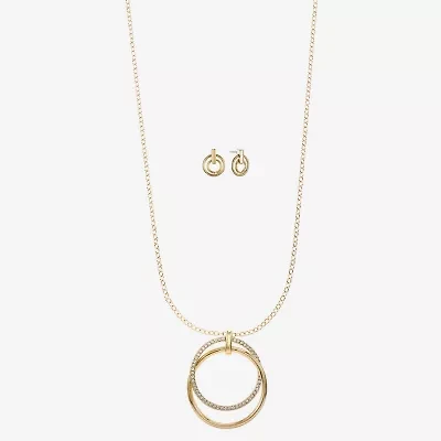Liz Claiborne Womens Glass 2-pc. Jewelry Set