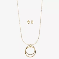 Liz Claiborne Womens Glass 2-pc. Jewelry Set