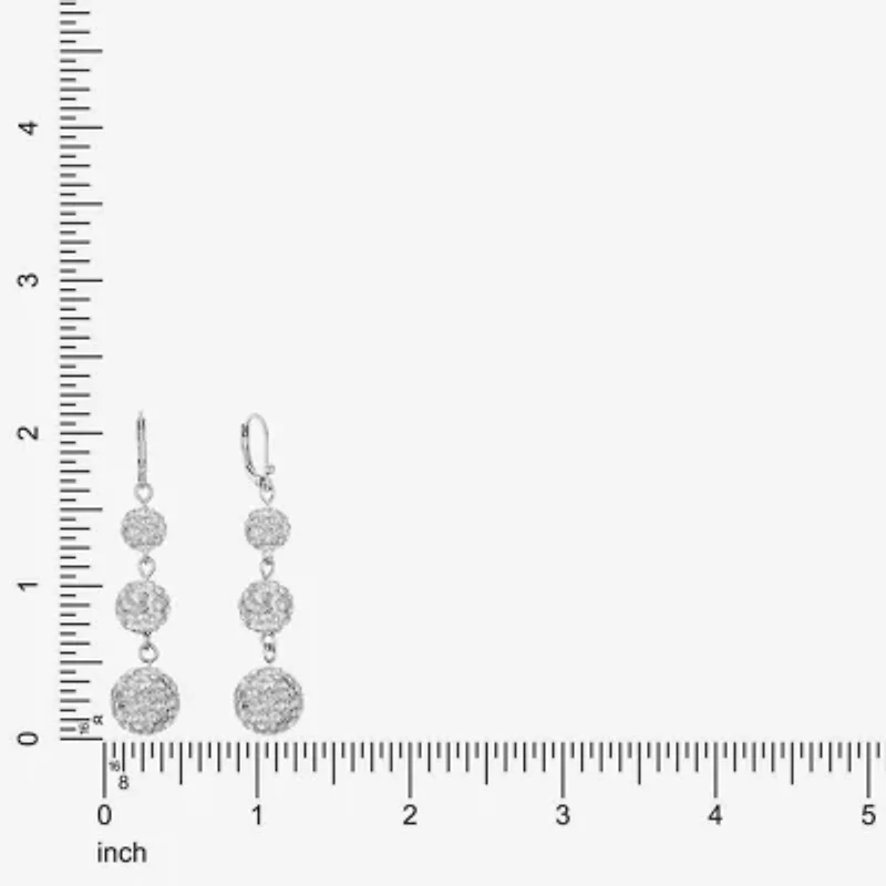 Monet Jewelry Womens Glass Round Drop Earrings