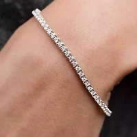 (H-I / I1) 2 CT. T.W. Lab Grown White Diamond 10K or Yellow Gold 7.25 Inch Tennis Bracelet