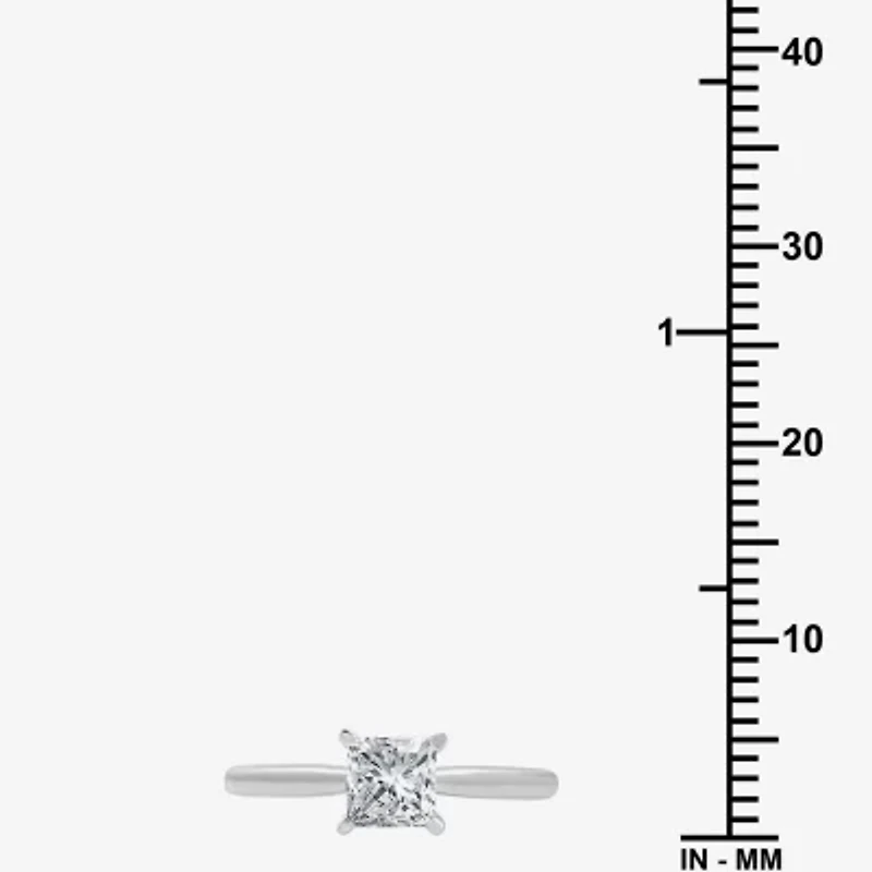 G / Si1-Si2) Womens 3/4 CT. Lab Grown White Diamond 10K Gold Solitaire Engagement Ring