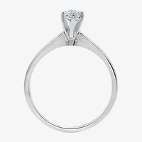 (G / Si1-Si2) Womens 3/4 CT. Lab Grown White Diamond 10K Gold Marquise Solitaire Engagement Ring