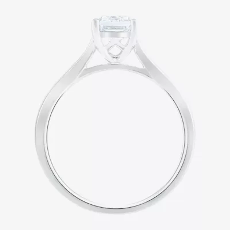 1 1/2 CT. Lab-Grown (G / VS2)  Diamond 14K Gold Radiant-Cut Solitaire Engagement Ring