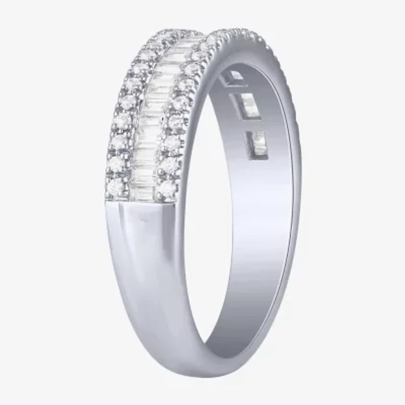 2.5MM 1/2 CT.T.W. Natural White Diamond 10K Gold Anniversary Band