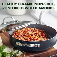 GreenPan Valencia Pro Hard Anodized Ceramic Non-Stick 4.5-qt. Saute Pan