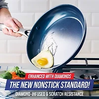 Blue Diamond Infused Ceramic Non-Stick 10-pc. Cookware Set