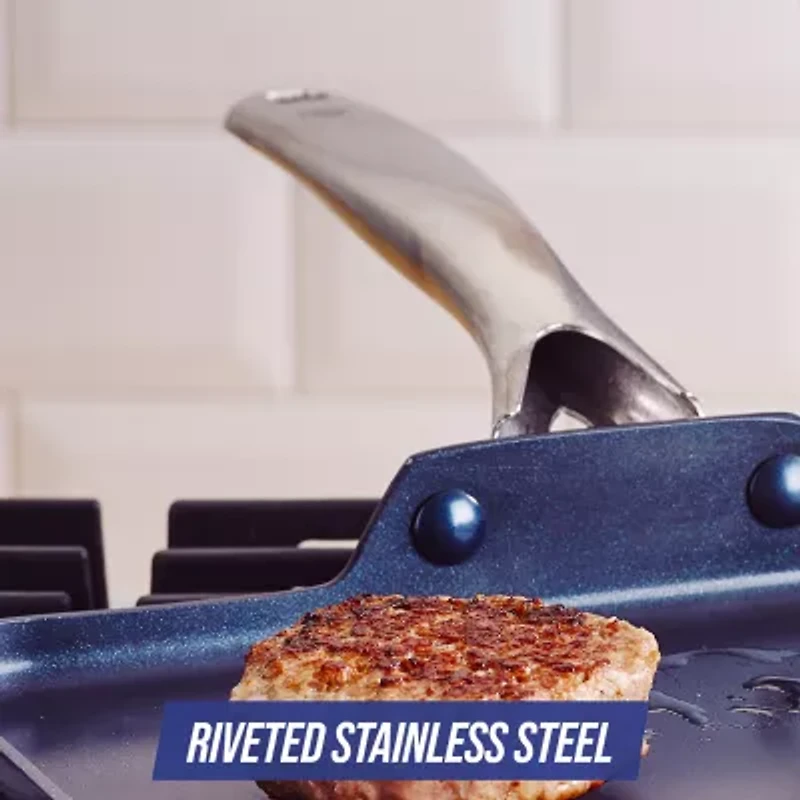 Blue Diamond Infused Ceramic Non-Stick 11" Griddle Pan