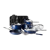 Blue Diamond Infused Ceramic Non-Stick 20-pc. Cookware and Bakeware Set