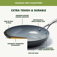 GreenPan Valencia Pro 12 Frypan Hard Anodized Frying Pan