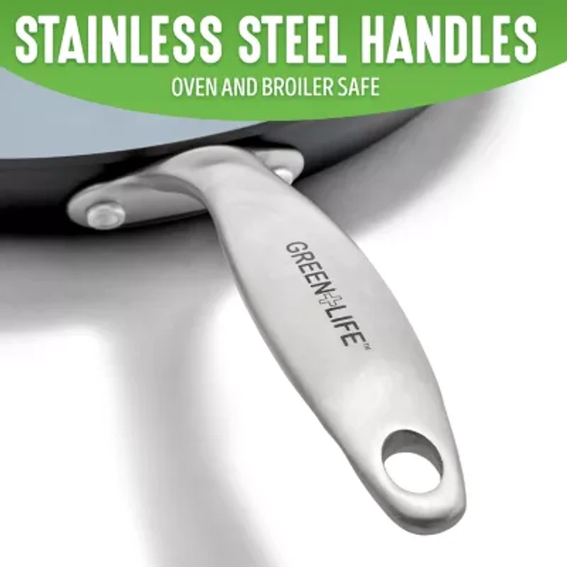 GreenLife Hard Anodized 2-pc. Frypan Set