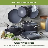 GreenPan Valencia Pro Healthy Hard Anodized Ceramic Non-Stick 13-pc. Cookware Set
