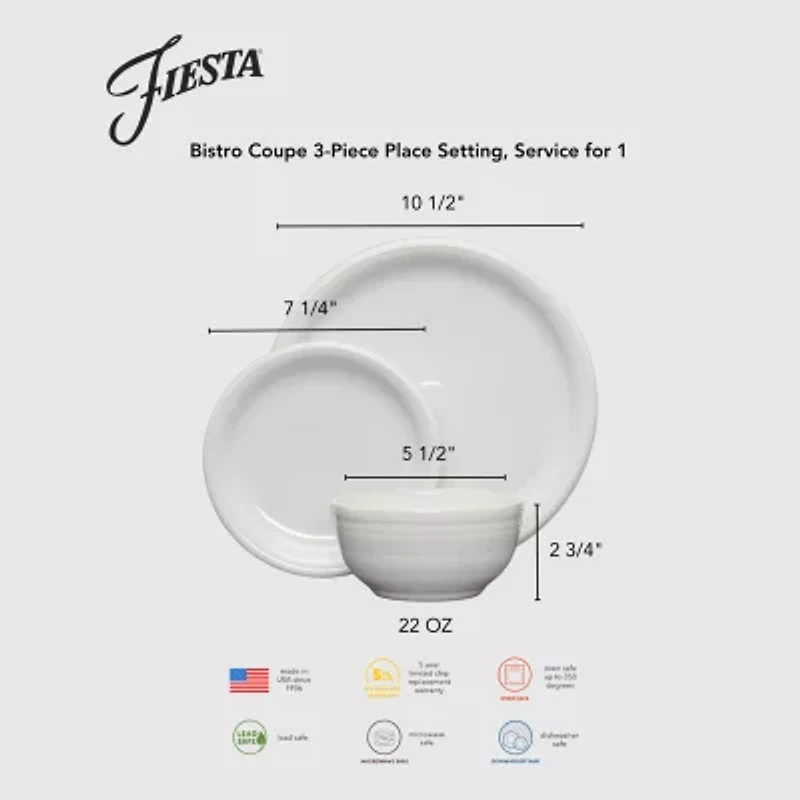 Fiesta Bistro 3-pc. Place Setting