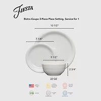 Fiesta Bistro 3-pc. Place Setting