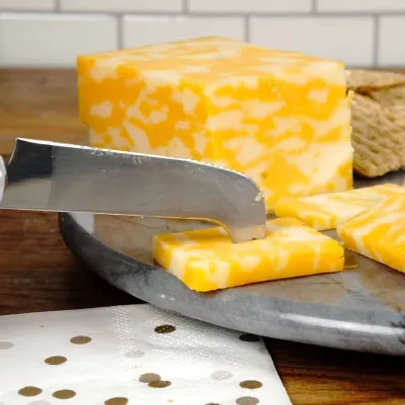 RSVP International Marble Cheese Board With Knife