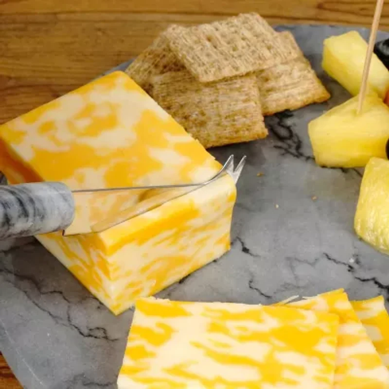 RSVP International Marble Cheese Board With Knife