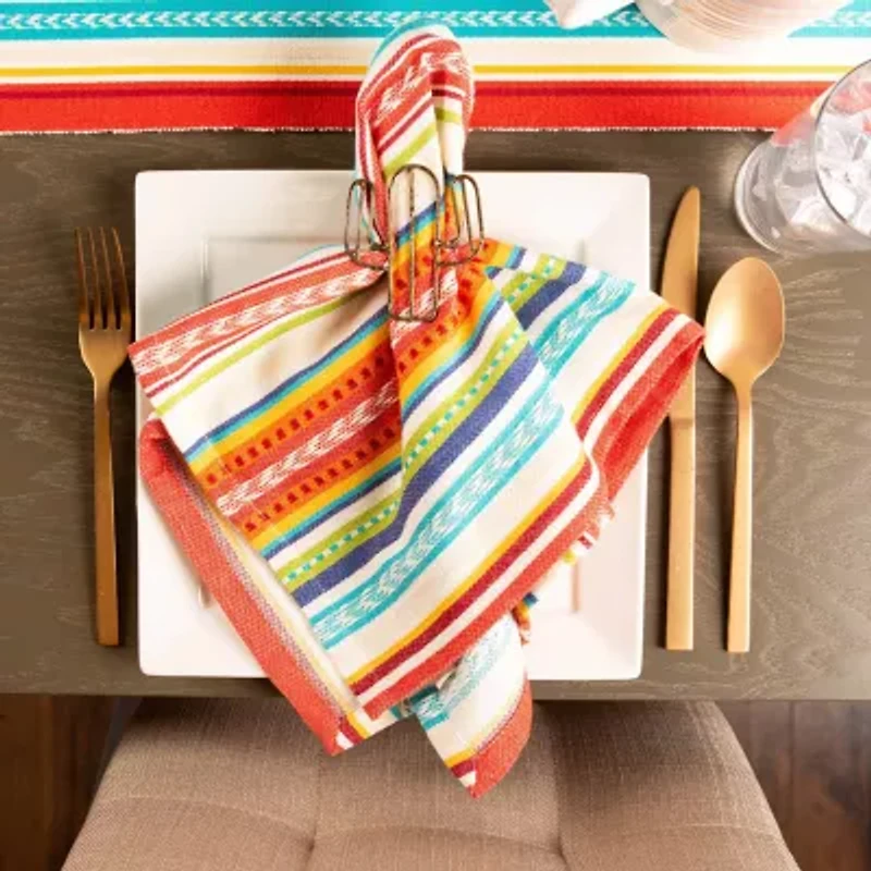 Design Imports Baja Stripe 6-pc. Napkins