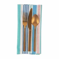 Design Imports Seashore Stripe 6-pc. Napkins