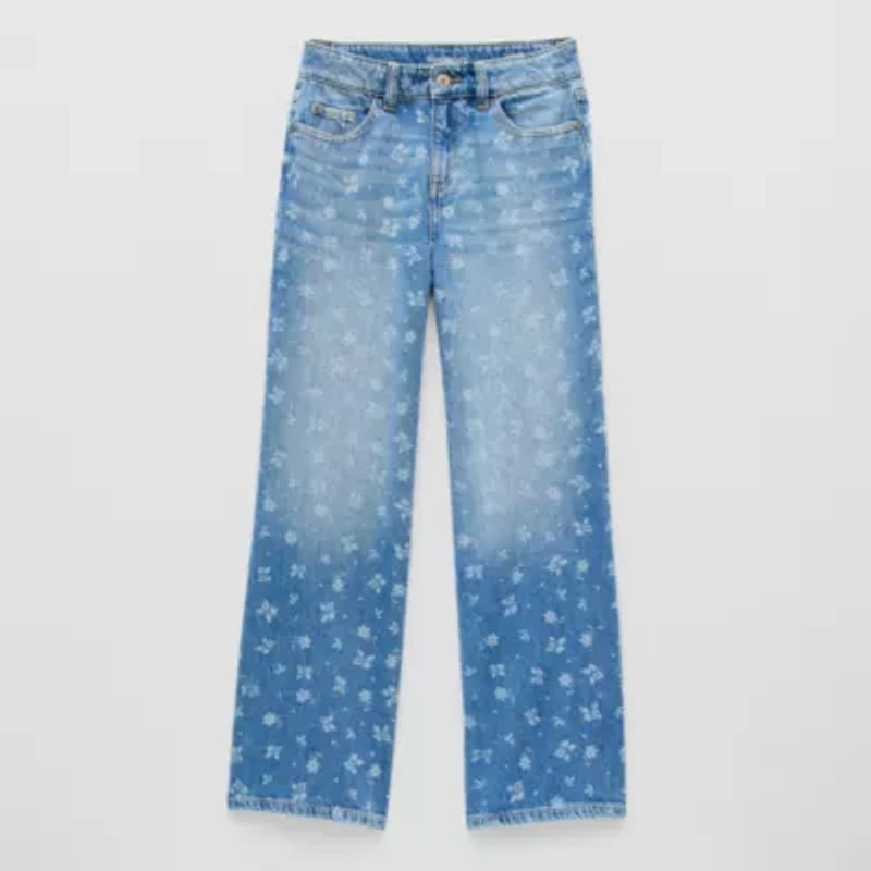 Thereabouts Little & Big Kid Girls Wide Leg Jean
