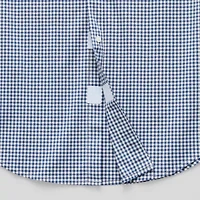 St. John's Bay Poplin Dexterity Mens Easy-on + Easy-off Short Sleeve Classic Fit Button-Down Shirt