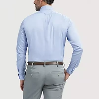 IZOD Cool Fx Mens Slim Fit Easy Care Wrinkle Free Long Sleeve Dress Shirt